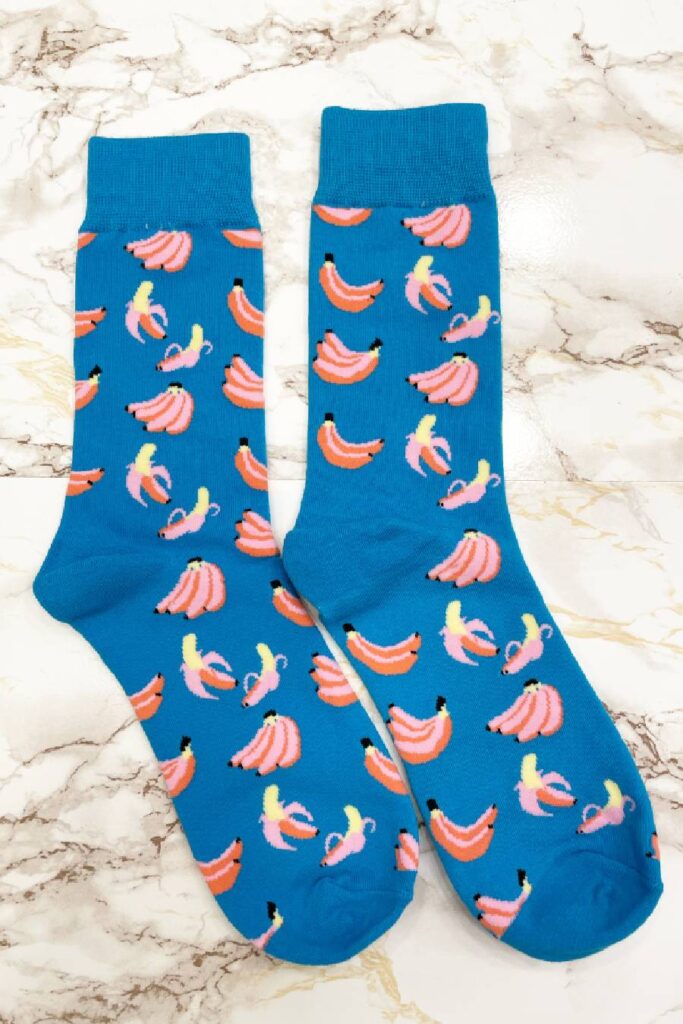 Blue Bananas Socks