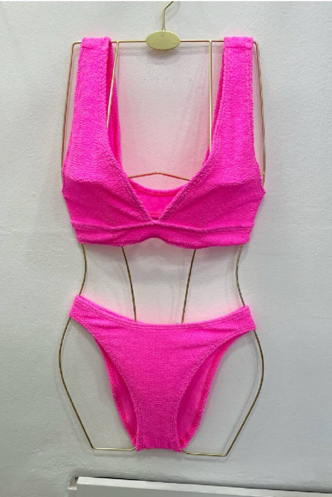 Bagnero Crinkle SET Bikini Top & Bottom Rosa