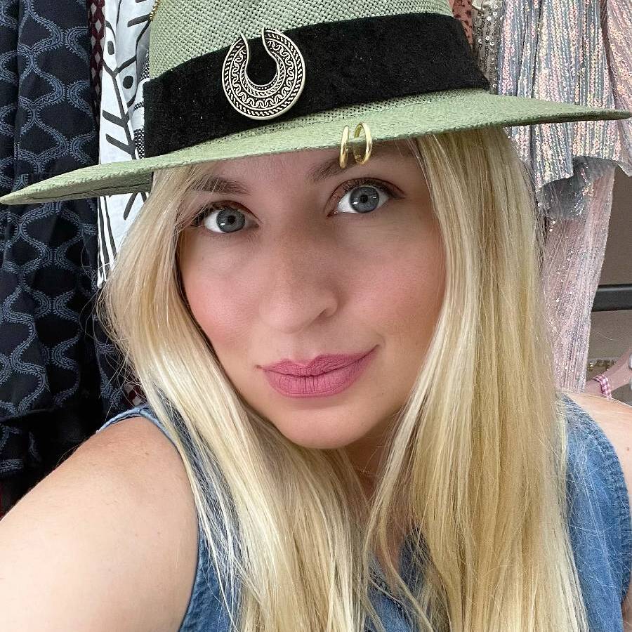 LaVita hat Khaki paper straw hat Flashing Diaries