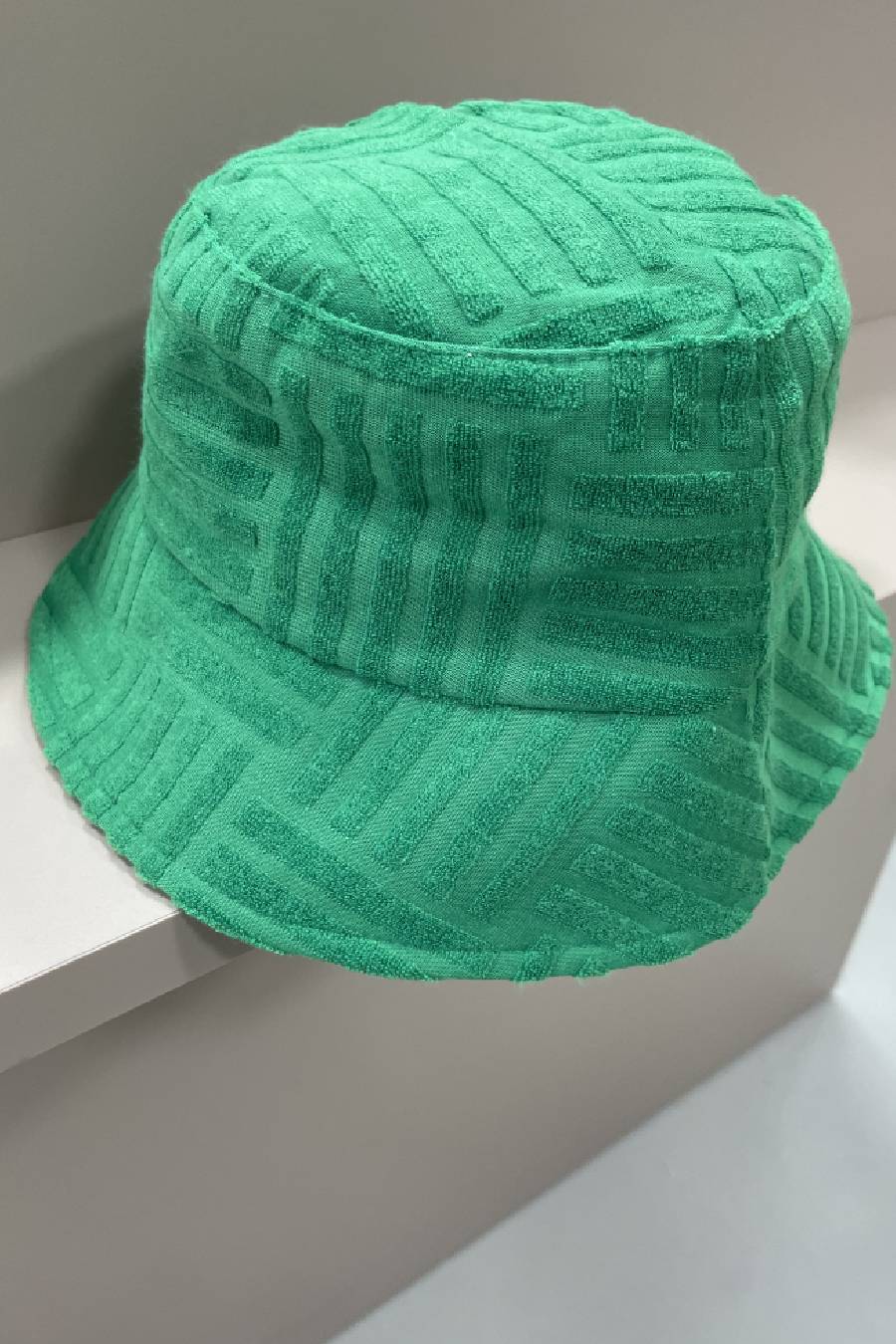 Green bucket hat Flashing Diaries