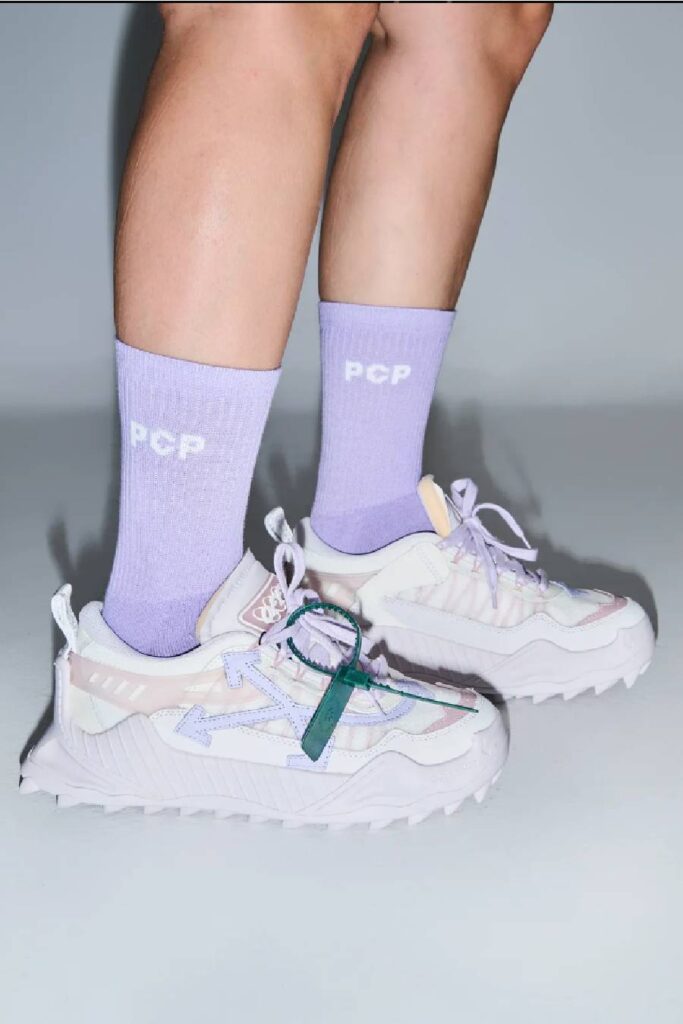 PCP Unisex Monochrome Lilac Socks