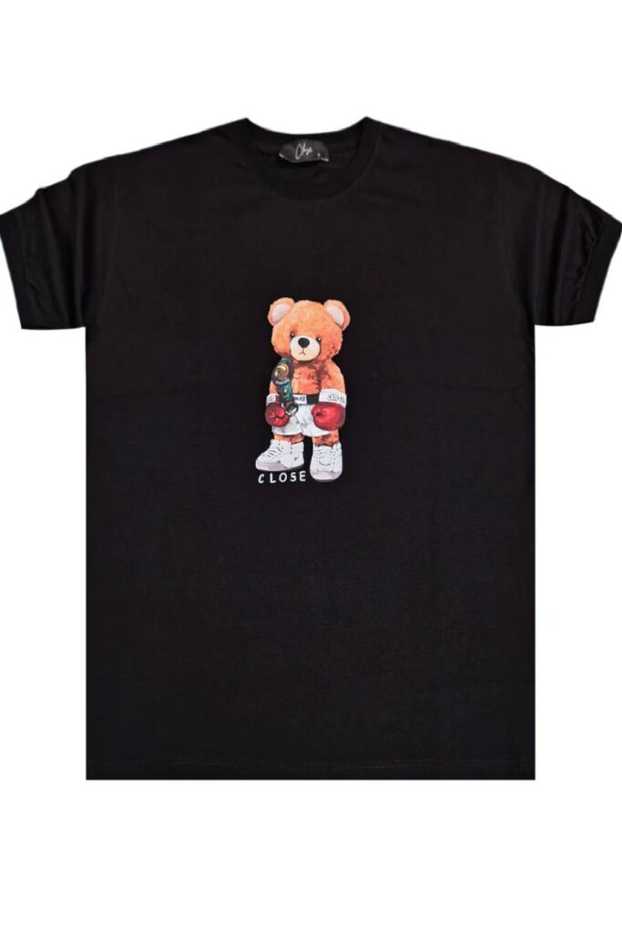 Black Teddy Bear T-Shirt for her